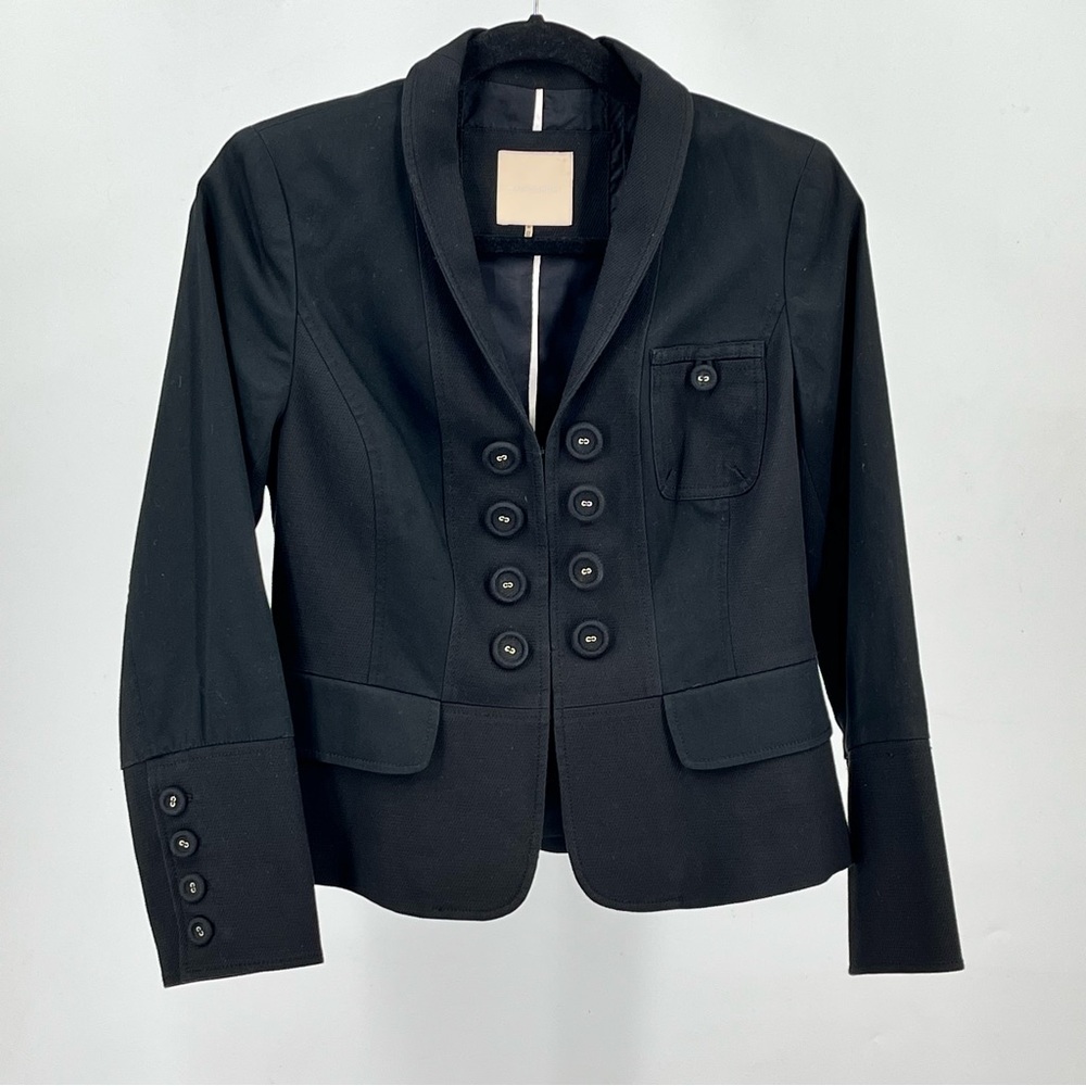Magaschoni Black Button-Detail Blazer
